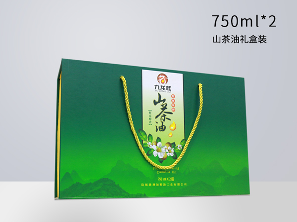 九龍桂山茶油750ml禮盒