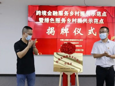 揭牌！廣西首個跨境金融服務鄉村振興示范點！