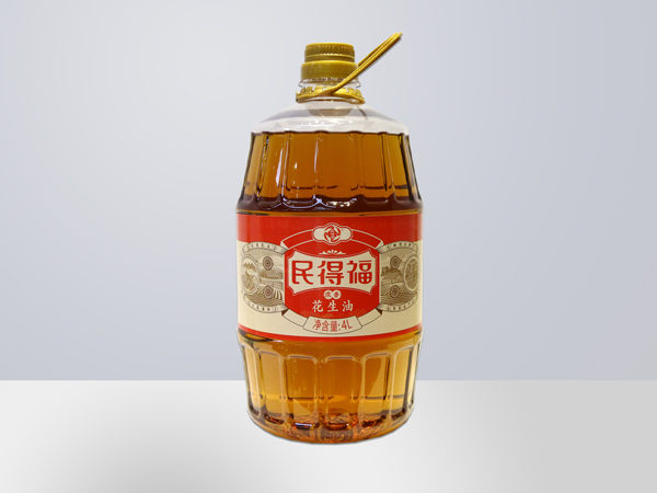 民得福濃香花生油4L